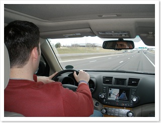 Beau Behind The Wheel